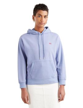 Sudadera Con Capucha Levis Standard Mujer Azul