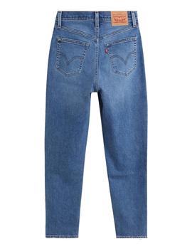 Pantalón Largo Levis Mom Jean Mujer Azul