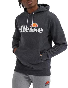 Sudadera Con Capucha Ellesse Gottero Hombre Gris Oscuro