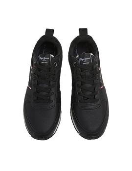 Zapatillas Pepe Jeans Tour Urban 22 Hombre Negro