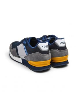 Zapatillas Pepe Jeans London One Basic Hombre Azul