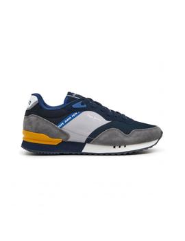 Zapatillas Pepe Jeans London One Basic Hombre Azul