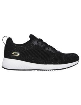 Zapatillas Skechers Bobs Squad Total Glam Mujer Negro