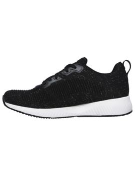 Zapatillas Skechers Bobs Squad Total Glam Mujer Negro