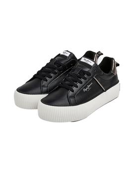 Zapatillas Pepe Jeans Ottis W Cool Mujer Negro