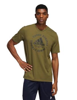 Camiseta Manga Corta Adidas M Skt Emb Gt Focoli Hombre Verde