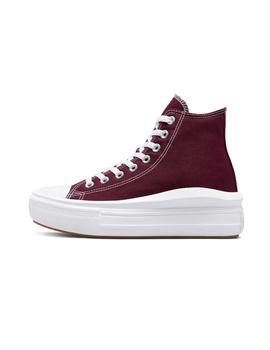 Zapatillas Converse All Star Move High Top Mujer Granate