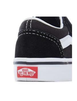 Zapatillas Vans Old Skool Velcro Junior Negro