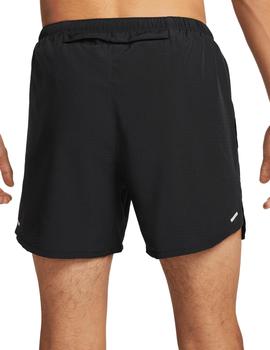 Pantalón Corto Nike 5' Brief-Lined Running Hombre Negro