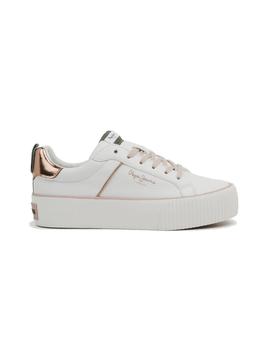 Zapatillas Pepe Jeans Ottis Cool Mujer Blanco