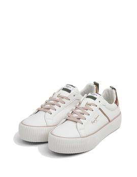 Zapatillas Pepe Jeans Ottis Cool Mujer Blanco