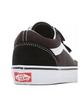 Zapatillas Vans Old Skool Velcro Junior Negro