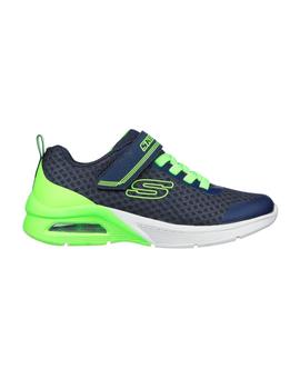 Zapatillas Skechers Microspec Max Junior Azul