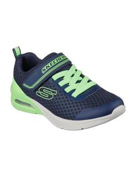 Zapatillas Skechers Microspec Max Junior Azul