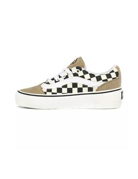 Zapatillas Vans Shape Ni Mujer Beige