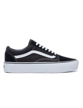 Zapatillas Vans Old Skool Platform Unisex Negro