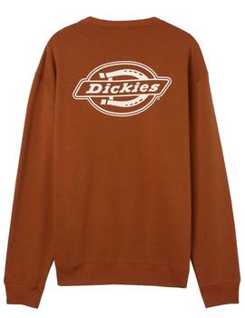 Sudadera Sin Capucha Dickies Holtville Hombre Teja