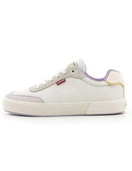 Zapatillas Levis Munro Mujer Blanco