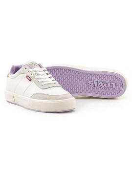 Zapatillas Levis Munro Mujer Blanco