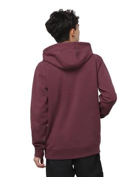 Sudadera Capucha Vans  Outdoor club Hombre Granate