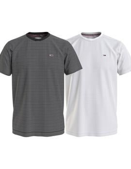 Pack Camiseta Tommy Stripe Hombre Nergo