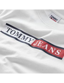 Camiseta Tommy Slim Essential Hombre Blanco