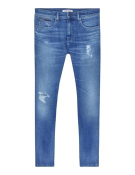 Pantalón Tommy Slim Austin Hombre Denim