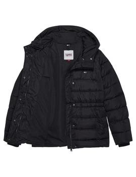 Cazadora Acolchada Tommy Mujer Negro