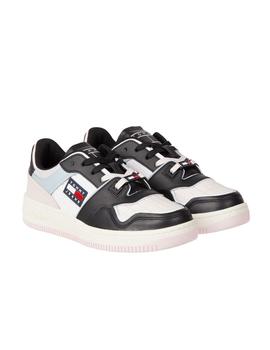 Zapatillas Tommy Pastel Low Basket Mujer Multicolor