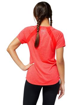 Camiseta New Balance  Running IMPT Mujer Coral