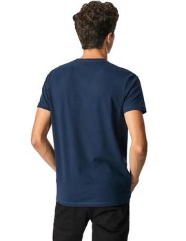 Camiseta Pepe Jeans Original Stretch Hombre Azul