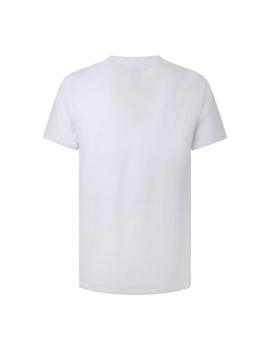 Camiseta Pepe Jeans Original Basic Hombre Blanco