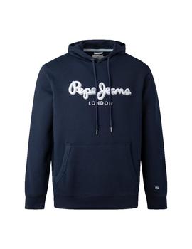 Sudadera Con Capucha Pepe Jeans Lamont Hombre Azul