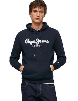 Sudadera Con Capucha Pepe Jeans Lamont Hombre Azul