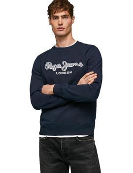 Sudadera Sin Capucha Pepe Jeans Lamont Hombre Azul