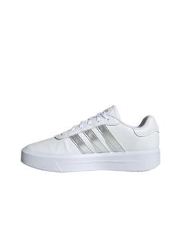 Zapatillas Adidas Court Platform Mujer Blanco