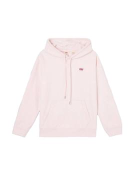 Sudadera Con Capucha Levis Standard Mujer Rosa