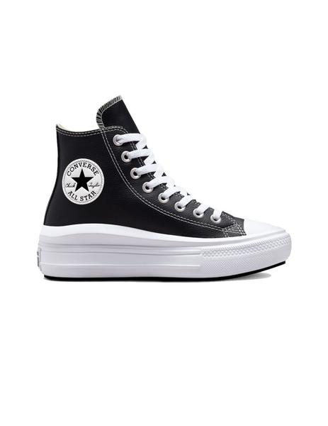 Alfombra de pies equipaje salado Zapatillas Converse All Star Move Leather Mujer Negro