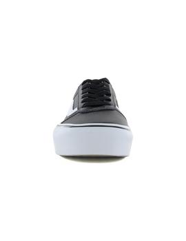 Zapatillas Vans Ward Platform Leather Mujer Negro