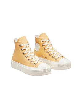 Zapatillas Converse All Star Lift High Top Mujer Amarillo