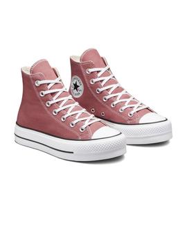 Zapatillas Converse All Star Lift High Top Mujer Rosa