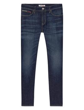 Pantalón Tommy Slim Scanton Hombre Denim