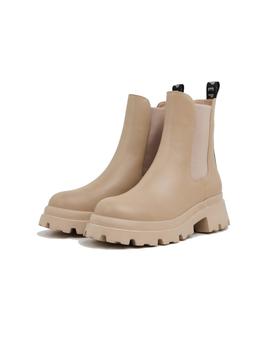 Bota Pepe Jeans Lol Chelsea Mujer Crema