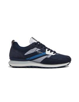 Zapatillas Pepe Jeans Foster Man Print Hombre Azul