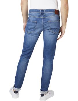 Pantalon Vaquero Pepe Jeans Finsbury Hombre Azul