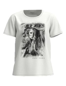 Camiseta Manga Corta Pepe Jeans Liana Mujer Blanco