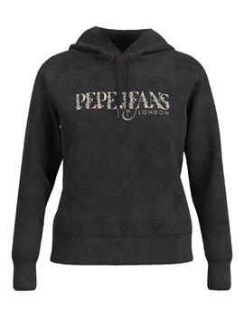 Sudadera Con Capucha Pepe Jeans Lua Mujer Gris