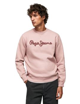 Sudadera Sin Capucha Pepe Jeans Ryan Crew Hombre Rosa