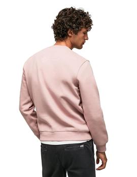 Sudadera Sin Capucha Pepe Jeans Ryan Crew Hombre Rosa