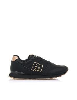 Zapatillas Mustang Joggo Classic Mujer Negro